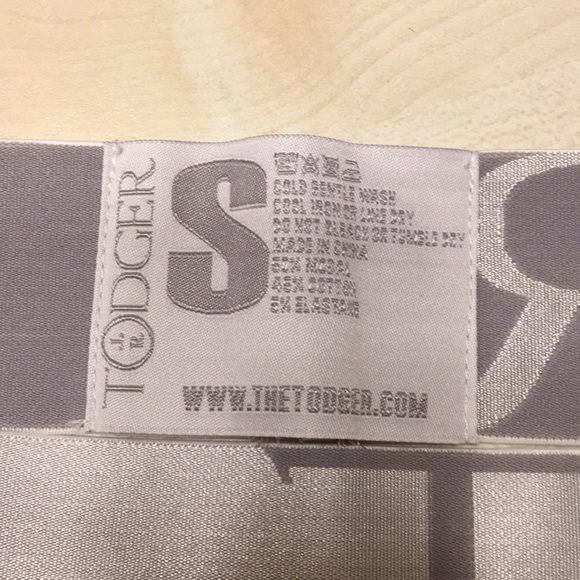 TODGER - (S) Jockstrap. White with 1" Silver Band - Picture 5 of 6